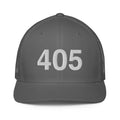 405 Oklahoma Area Code Closed Back Trucker Hat