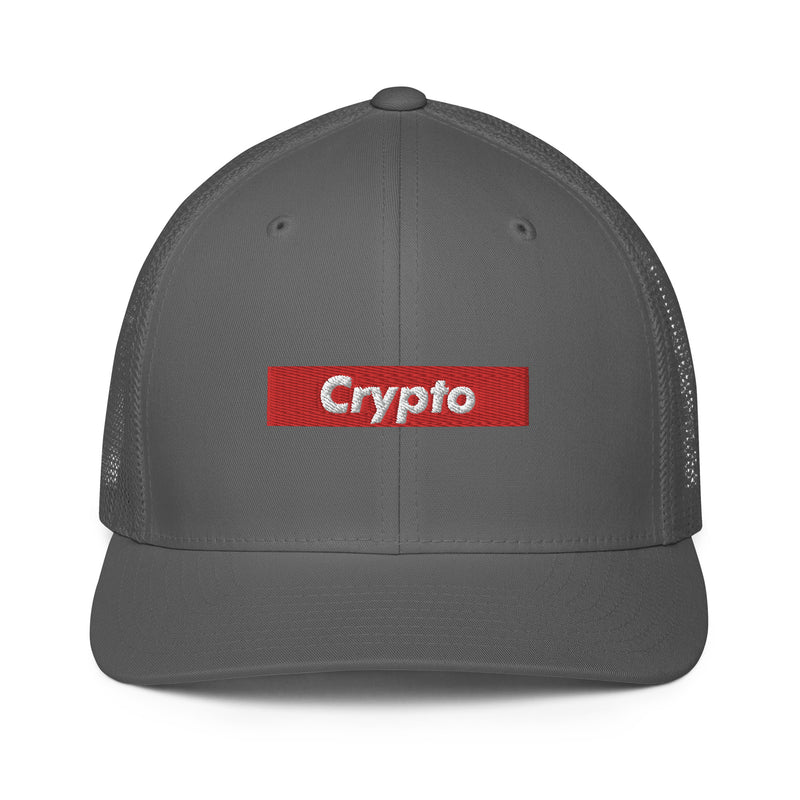 Crypto Box Logo Closed Back Trucker Hat