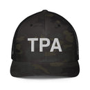 TPA Tampa Bay Airport Code Closed Back Trucker Hat