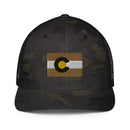 Boulder Colorado Flag Closed Back Trucker Hat