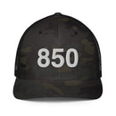 850 Florida Panhandle Area Code Closed Back Trucker Hat