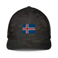 Iceland Flag Closed Back Trucker Hat