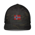 Norway Flag Closed Back Trucker Hat