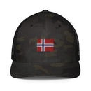 Norway Flag Closed Back Trucker Hat