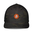 Bitcoin Logo Closed Back Trucker Hat