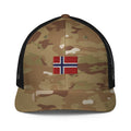 Norway Flag Closed Back Trucker Hat