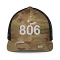 806 Texas Panhandle Area Code Closed Back Trucker Hat