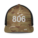 806 Texas Panhandle Area Code Closed Back Trucker Hat