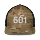 601 Jackson Mississippi Area Code Closed Back Trucker Hat