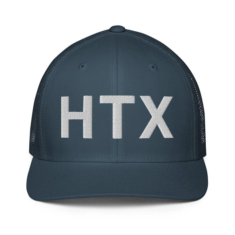 HTX Houston Texas Closed Back Trucker Hat