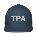 TPA Tampa Bay Airport Code Closed Back Trucker Hat