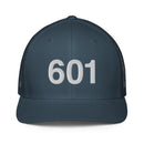 601 Jackson Mississippi Area Code Closed Back Trucker Hat