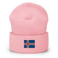 Iceland Flag Cuffed Beanie