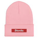 Stonks Box Logo Cuffed Beanie