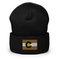 Boulder Colorado Flag Cuffed Beanie