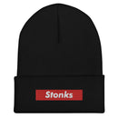 Stonks Box Logo Cuffed Beanie