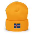Iceland Flag Cuffed Beanie