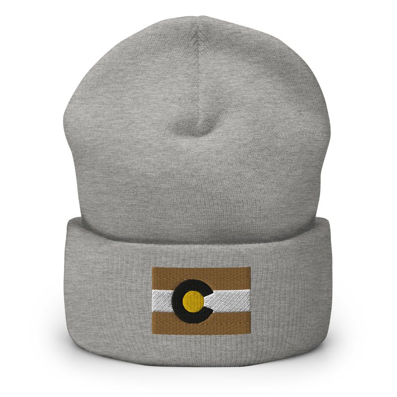 Boulder Colorado Flag Cuffed Beanie