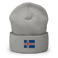 Iceland Flag Cuffed Beanie