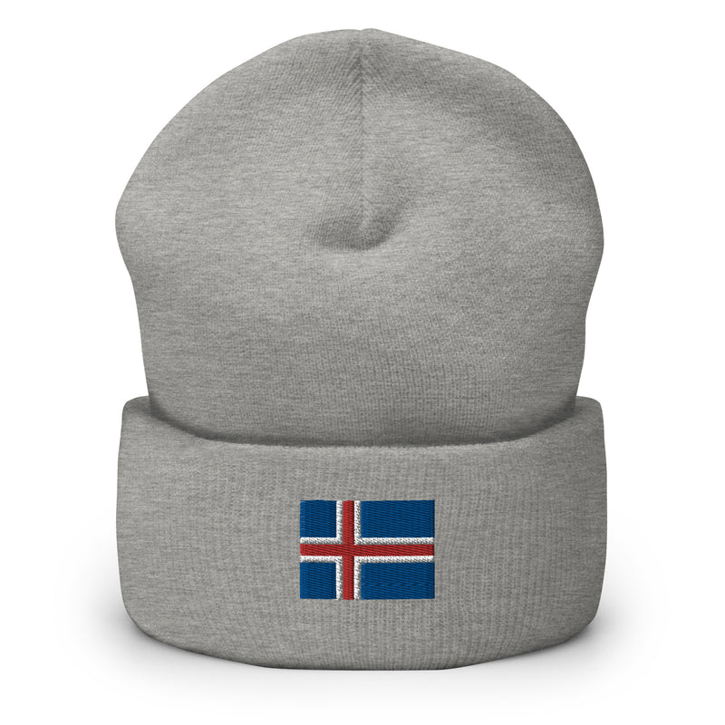 Iceland Flag Cuffed Beanie