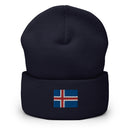 Iceland Flag Cuffed Beanie