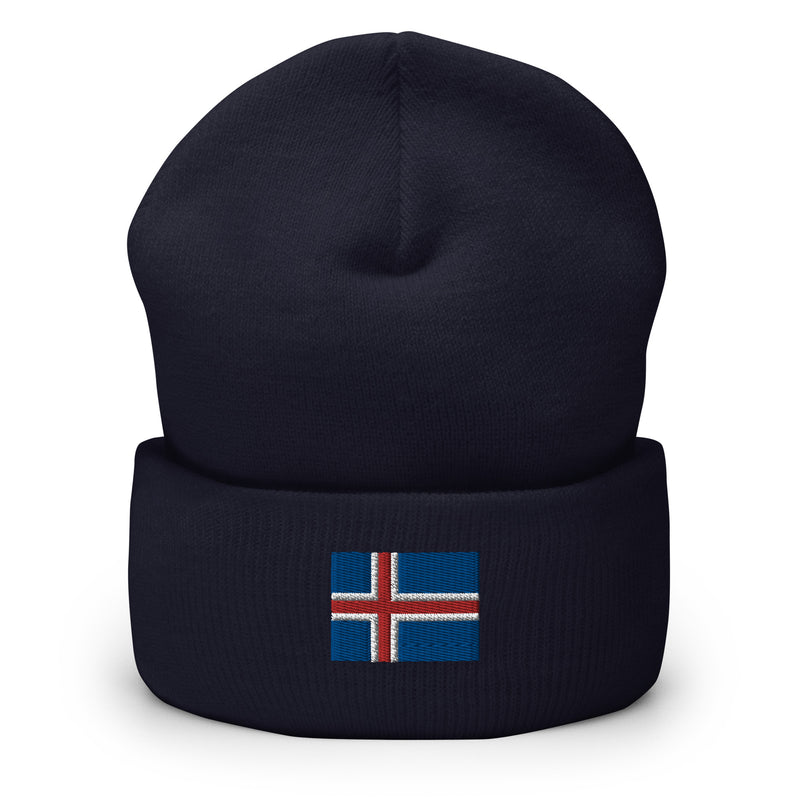 Iceland Flag Cuffed Beanie