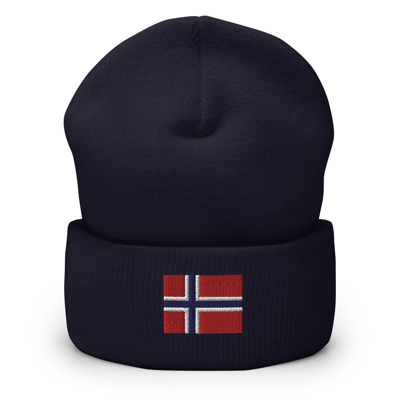 Norway Flag Cuffed Beanie