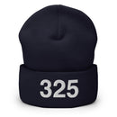 325 Abilene TX Area Code Cuffed Beanie