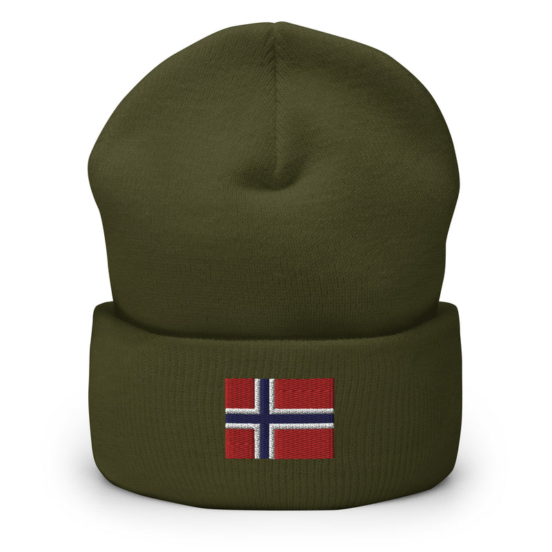 Norway Flag Cuffed Beanie