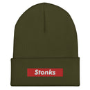 Stonks Box Logo Cuffed Beanie