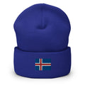 Iceland Flag Cuffed Beanie