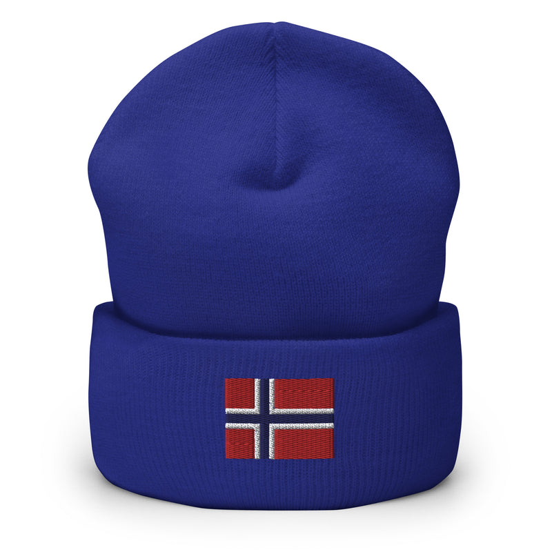 Norway Flag Cuffed Beanie