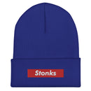 Stonks Box Logo Cuffed Beanie