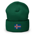 Iceland Flag Cuffed Beanie
