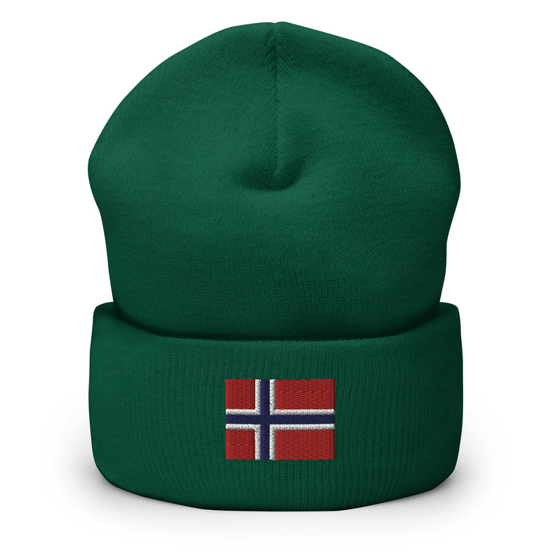 Norway Flag Cuffed Beanie