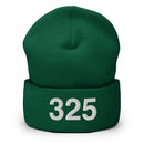 325 Abilene TX Area Code Cuffed Beanie