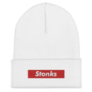 Stonks Box Logo Cuffed Beanie