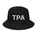 TPA Tampa Bay Airport Code Denim Bucket Hat