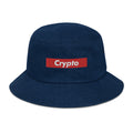 Crypto Box Logo Denim Bucket Hat