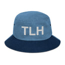 TLH Tallahassee Airport Code Denim Bucket Hat