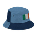 Flag of Ireland Denim Bucket Hat