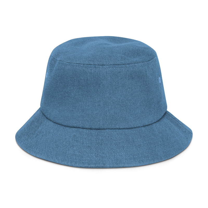 Stonks Box Logo Denim Bucket Hat