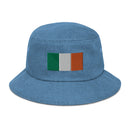 Flag of Ireland Denim Bucket Hat