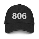 806 Texas Panhandle Area Code Denim Dad Hat