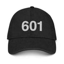 601 Jackson Mississippi Area Code Denim Dad Hat