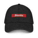 Stonks Box Logo Denim Dad Hat