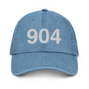 904 Jacksonville Area Code Denim Dad Hat