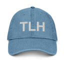 TLH Tallahassee Airport Code Denim Dad Hat