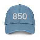 850 Florida Panhandle Area Code.Denim Dad Hat