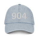904 Jacksonville Area Code Denim Dad Hat